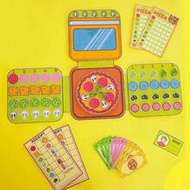 No-Cut Open A Pizza Shop Quiet Book Sticker, Children's Stress Relief & Educational DIY Material Pac