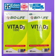 BioLife Bio Life Bio-Life Vita D3 1000 ( 2 x 60 tablets )