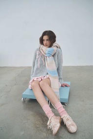 [umore.made] Ribbon souffle sweater เสื้อไหมพรมลายโบว์ เนื้อผ้าไหมพรมอุ่นพิเศษ ใส่สบาย ดีเทลน่ารักมา