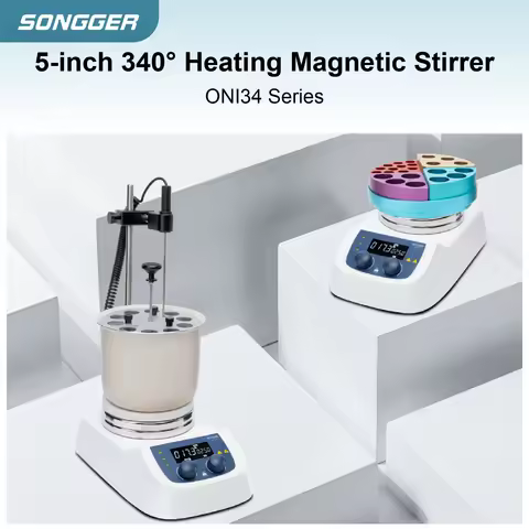 ONI34-A/M/S/5S Digital Magnetic Stirrer Hot Plate with Constant Temperature Timer 20L Capacity 0-150
