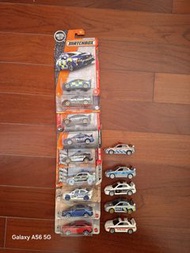Matchbox subaru 警車模型 x 14