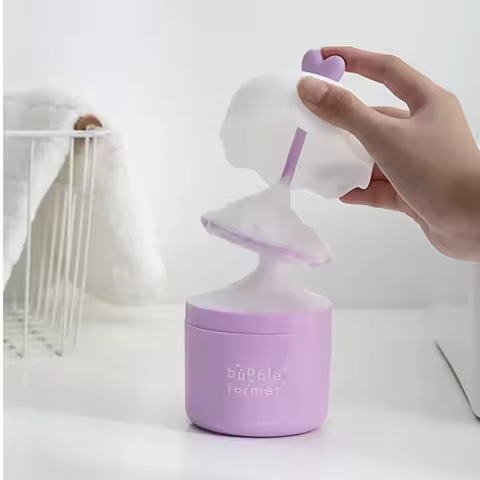 1Pc Multi Colored Portable Foaming Cup Bubble Foamer Facial Cleanser Foaming Cup Body Wash Bubble Ma