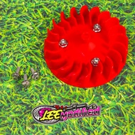 MESIN MIO STAINLESS HENG ENGINE FAN BOLT SET MIO STAINLESS HENG MAGNETIC FAN BOLT