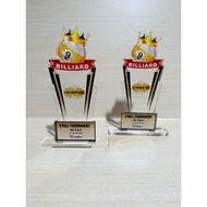 Custom Trophy Plakat Akrilik/Plakat Billiard/Billiard Tebal 8Mm Uk