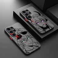 Genshin Impact Arknights Cover Matte Phone Case For Samsung Galaxy S10 S20 S21 S22 S23 S24 FE S25 PL