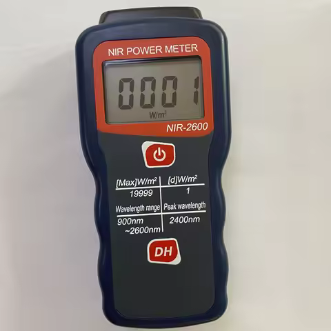 900nm-2600nm Wavelength NIR Power Meter LCD Solar Infrared Irradiance Meter 1W/m² Sun Infrared Lamps