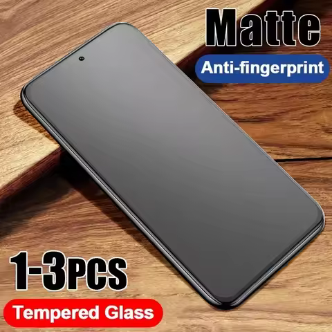 3-1PCS 9H Matte Screen Protector Glass For XiaoMi Mi 12 Lite 11 Lite 10 10T 5G Poco X6 Pro X6 X5 X4 