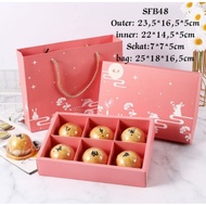 Mooncake Box 6 Sections Mooncake Box Cake Box