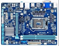 技嘉GA-B75M-D2V /1155腳位主機板、支援2，3代酷睿處理器、DDR3、PCI-E顯示卡插槽、附擋板