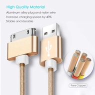 Kabel USB 1.5M untuk Pengecasan Pantas bagi iPhone 4 4s 3GS 3G iPad 1 2 3 iPod Nano touch 30 Pin Pen