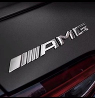 Mercedes Amg Front Grille Rear Fender Metal Emblem Logo