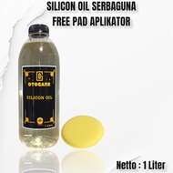 Silicon Oil pengkilap motor silikon body motor cair serbaguna 1Liter silicon oil semir ban motor mob