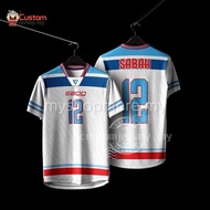 Jersi Sabah 2024 NFL Jersey Design Baju Lelaki T Shirt Viral Custom Jersey Name+number Kid Jersi Bol
