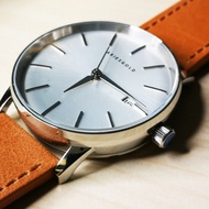 ARIES GOLD LA ORO LEATHER STRAP MEN WATCH G 9026 SERIES