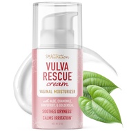 Vulva Rescue Moisturizer Cream | 3oz. PUMP | Soothes Vaginal Itch & Dryness | No Estrogen or Fragran