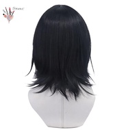 GHGK Anime Bungo Stray Dogs Wig Fyodor Dostoevsky Cosplay Wig Short  Heat Resistant Synthetic Hair P