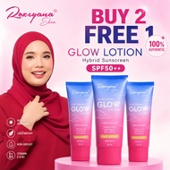 [BUY2 FREE1][100%ORIGINAL] Rozeyana Glow Lotion Hybrid Sunscreen SPF50++ 30ml Instant Whitening Face