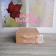 (50 PCS) R6 KRAFT 300 AK/Dus Kue KRAFT 15x145 /Kotak Kue KRAFT 15x145 (50pcs)