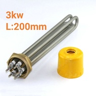 304ss Dn50 Heater For Tank Electric Water Heater Heater Element 220v/380v 3kw/6kw/9kw/12kw/15kw
