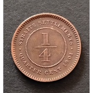 Straits Settlements 1 Cent 1901 (A)