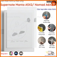 Screen protector for Supernote Manta A5X2/ Nomad A6X2 book readers and notes, PaperLike type, PPF, N