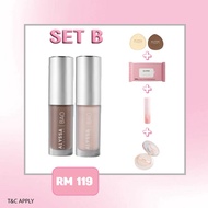 (SET B)OFFICIAL Alyssa Madeline X Bao Limited Edition 2-in-1 Contour & Highlighter Set Natural Dewy 
