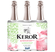 Keror Sparkling Apple Pomegranate and White Grape 3 bottles