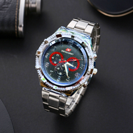 Jam Tangan Pria Swiss Army Chronograph Stainless Steel - Jam Tangan Pria Terbaik