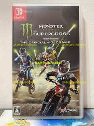 《今日快閃價》（中古二手）日版 Switch NS遊戲 怪獸超級越野賽 / 場地越野車 越野摩托車 越野電單車 / Monster Energy AMA Supercross 錦標賽 官方電玩遊戲 / Monster Energy Supercross The Official Videogame / モンスターエナジースーパークロス　オフィシャルビデオゲーム 日文版 稀有品 （ 泥土、汗水、腎上腺素以及樂趣，全世界最棒的場地越野車及越野摩托車）