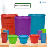 INDRA Milano Round Plastic Jar Package 3L/ 3MSbGi336/SET contains 12 pcs
