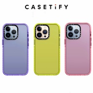 CASETiFY Casing For iPhone X XS XR 11 12 13 Pro 13Pro Max Transparent Fluorescent Soft Case Cover