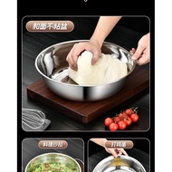 316 Stainless Steel Dough Mixing Bowl, Egg Beater and Vegetable Washer Bowl, Heated with Lid, Real G