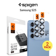 [2 Pack] Spigen Samsung S25 Camera Lens 6.2" Protector EZ Fit Optik Pro HD Tempered Glass Galaxy S25