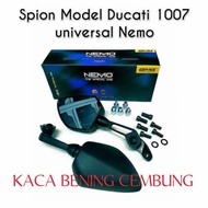 Ducati Mirror Convex Clear Glass ORI NEMO For XMAX NMAX AEROX PCX ADV ORIGINAL
