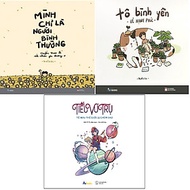 Combo 3 Cuốn Tranh Tô Màu Siêu Phẩm Dành Cho Người Lớn: Mình Chỉ Là Người Bình Thường + Tô Bình Yên 