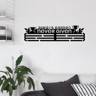 [Miskulu] Medal Display Rack, Medal Hanging Frame Holder, Runner Race Iron Medal Display Rack,