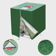 1000ลิตร IBC คอนเทนเนอร์อลูมิเนียมฟอยล์กันน้ำและกันฝุ่นถังเก็บน้ำฝนผ้าอ๊อกซ์ฟอร์ดผ้าคลุมป้องกันรังสี