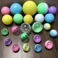 JOY Toys Vending Claw Machine 75mm 7.5cm Colorful Transparent Plastic Surprise Egg Plastic Capsule L