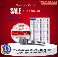 Platinum KS-1,KS-5 Junior Lite, KS-10 Junior 2, KS-40 KBOX 2,KBOX2,Volume 29 Junior CD Update MAY 20