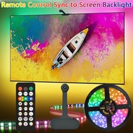 TV Backlight for 40-85 Inch TV Color Music Sync TV Lights Computer Gaming Room Atmosphere Lights