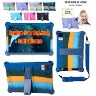 Case Cover for Realme Pad Tablet PC 10.8 inch Tablet Case Soft Silicone Tablet PC Stand Anti-Drop Pr