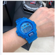G Style Shock DW6900 Purple Cc6 cermin kaca white blue Jam Tangan Digital putih biru color viral