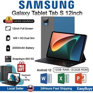 Samsung Galaxy Tablet S 2023 12Inch Android 12.0 [12GB RAM 512GB ROM] Smart Tablet Android Tablet