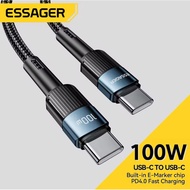 ( Essager 60W/100W) 60W/100W Essager Type-C to Type-C Fast Charging Cable