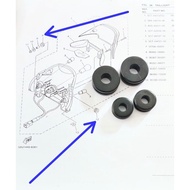 RUBBER GROMMET STOPLAMP REAR LIGHT YAMAHA 125Z Y125Z 125ZR Y125ZR LOSTPACK ORIGINAL QUALITY CONTENTS