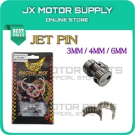 RACING BEE CRANK PIN (3MM/4MM/6MM) JET PIN EX5/ EX5 DREAM/ WAVE100/ WAVE125/ EX5 CLASS 1/ KRISS100/ 