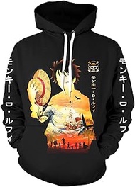 Anime Unisex Hoodies Fashion Sweatshirts 3D Printing Pullover Long Sleeve Sports Tops