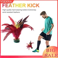 20cm Feather Sports  Wear Resistant Feather Shuttlecock Portable Foot Kick Handwheel Feather Shuttle