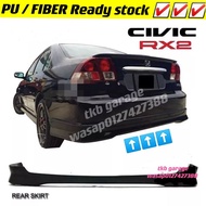 Honda civic 1.7 es rx-2 rear skirt lips