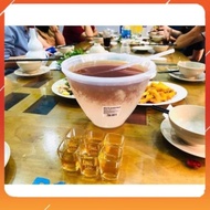 Health-safe Plastic Wine Chilling Bowl Comes with a Ladle